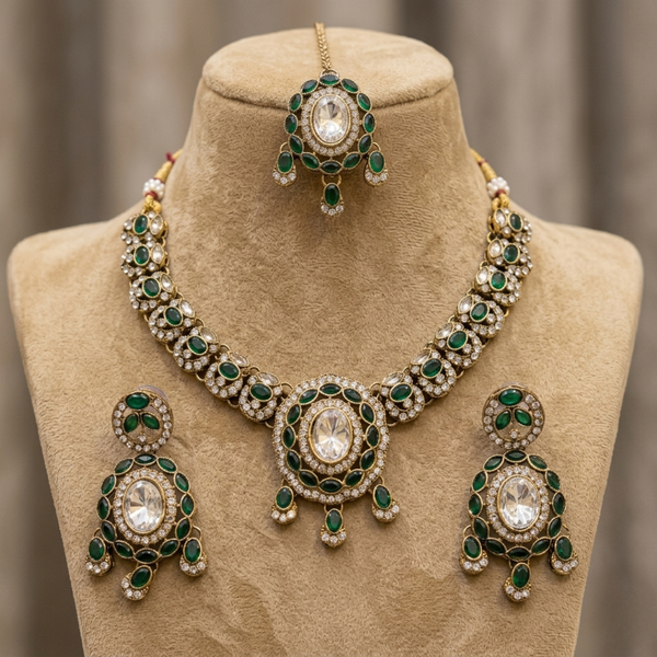 Emerald Crystal Designer Jewelry