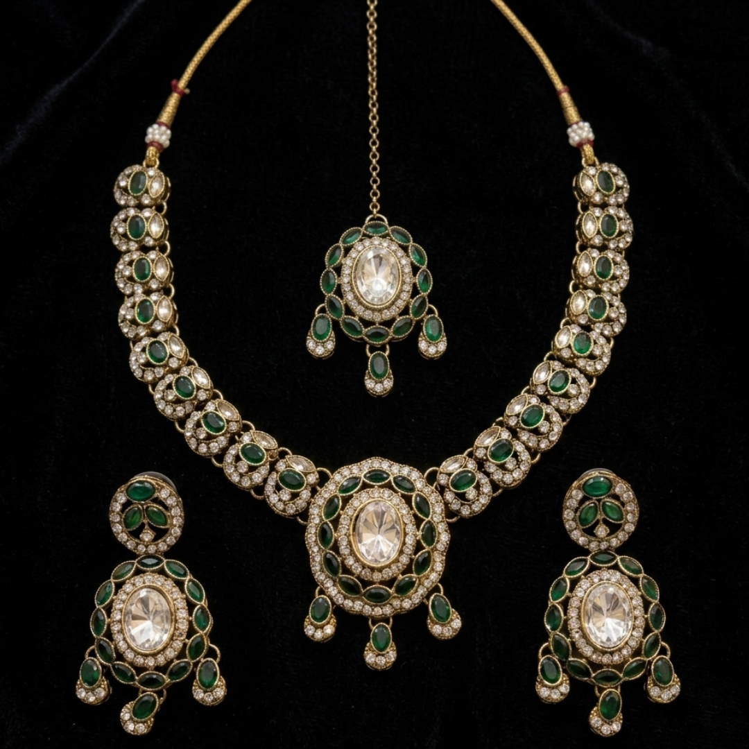 Emerald Crystal Designer Jewelry
