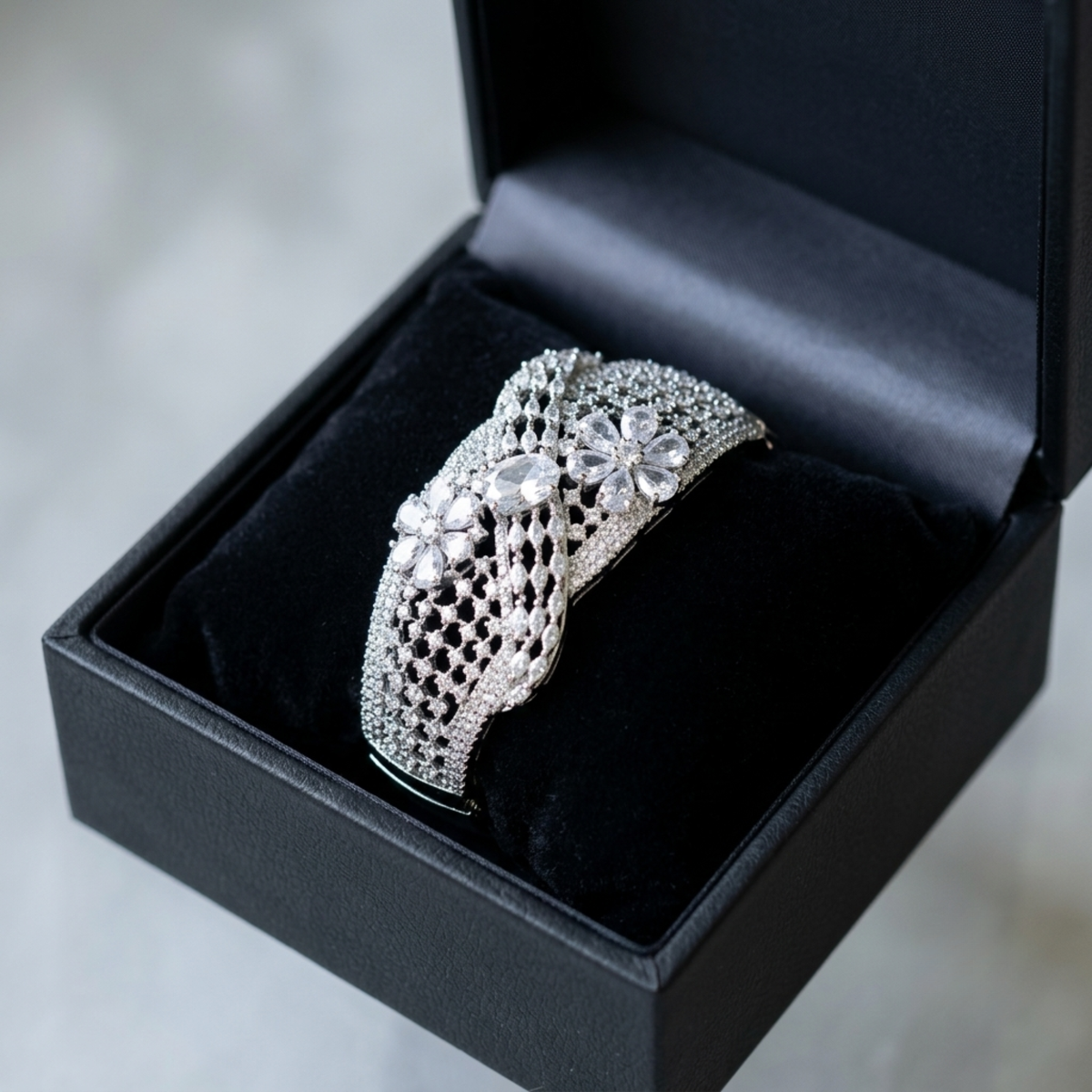 Luxe Petal Cuff Bracelet