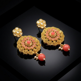 Aahana Floral Kundan Choker Set with Maang Tikka