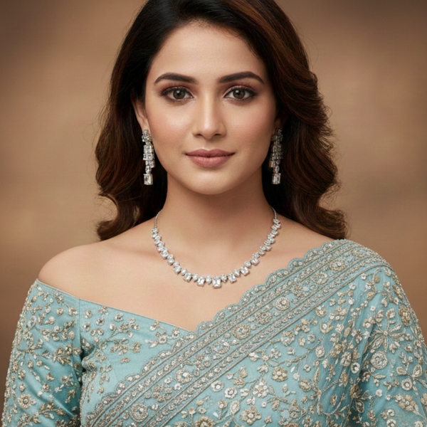 Crystal Elegance Necklace & Earrings Set