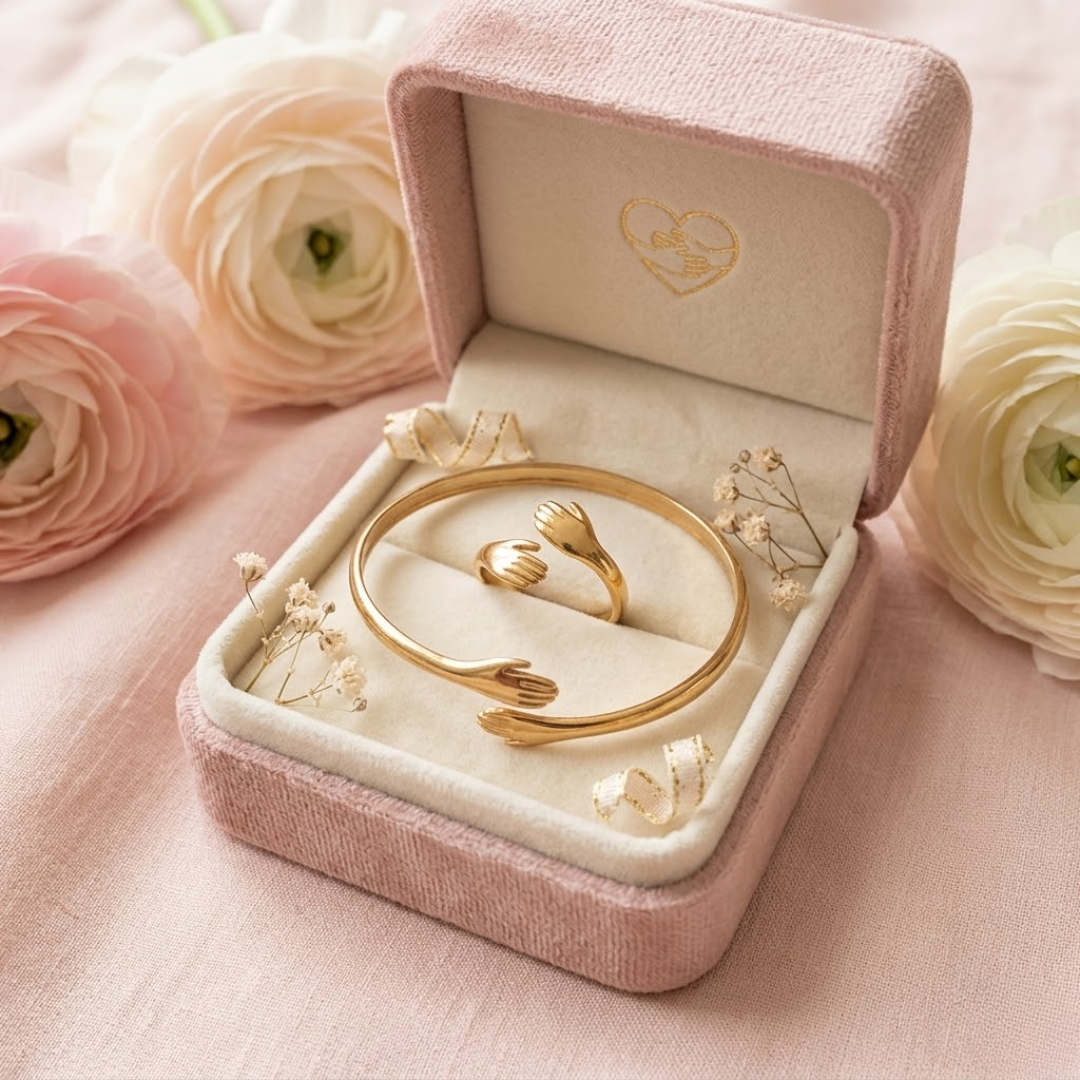 Eternal Hug Bangle & Ring Set