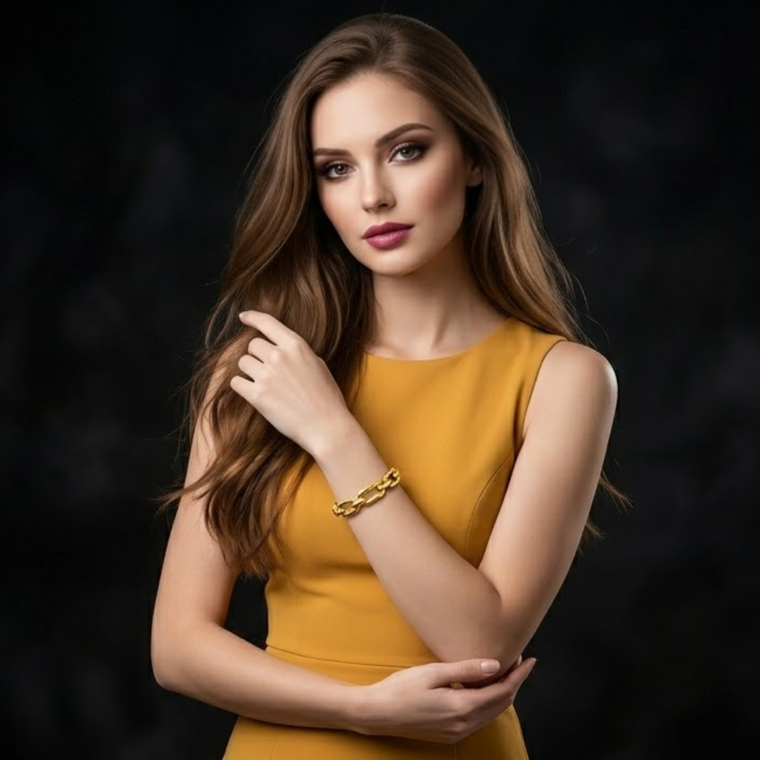 Aurelia Link Bangle Bracelet