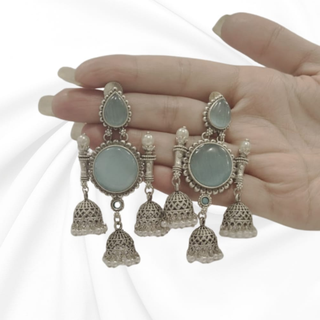 The Regal Teardrop Statement Earrings