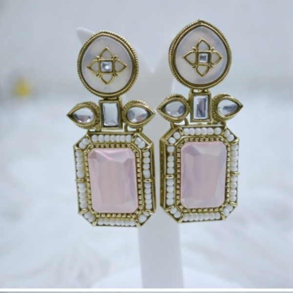 Regal Interchangeable Stone Drop Earring Set (Pack of 5)