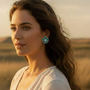 Emerald Bloom Studs