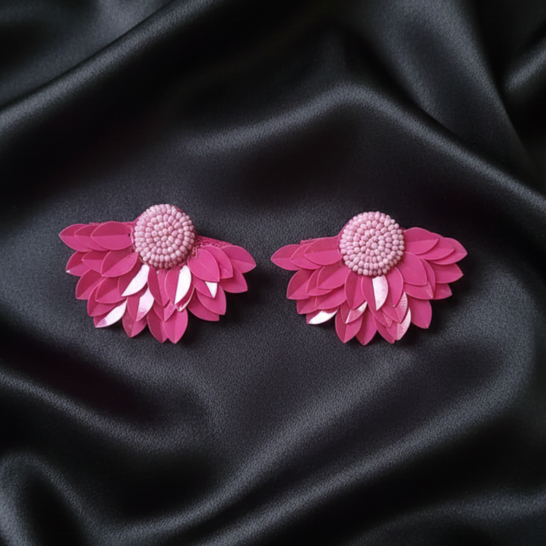 Radiant Rose Petal Studs
