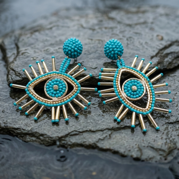 Solaris Beaded Eye Statement Drops