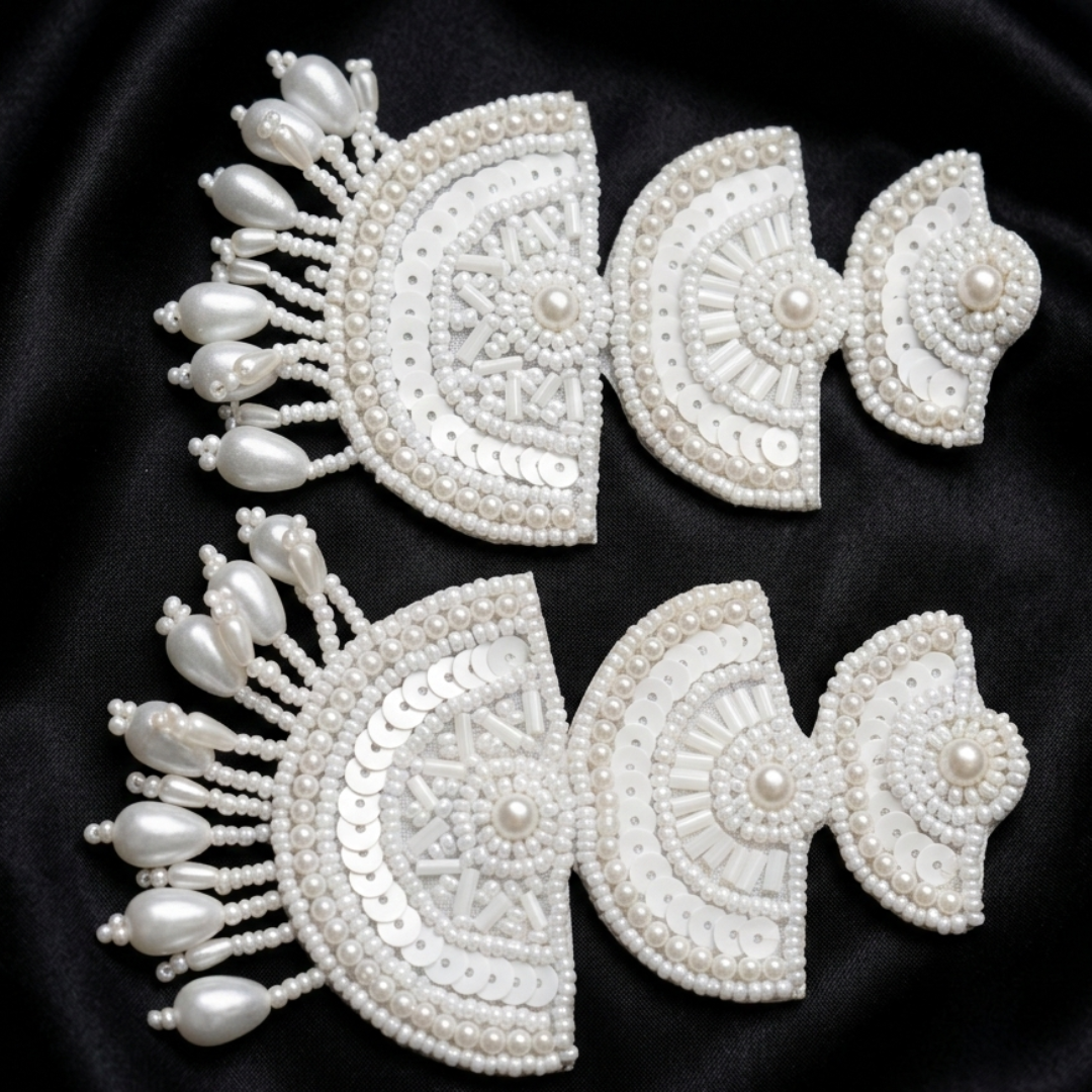 Luna Tiered Beaded Chandelier