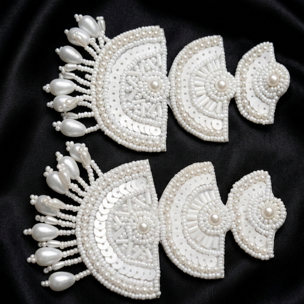 Luna Tiered Beaded Chandelier