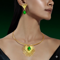 Emerald Celestial  Radiance Statement Set