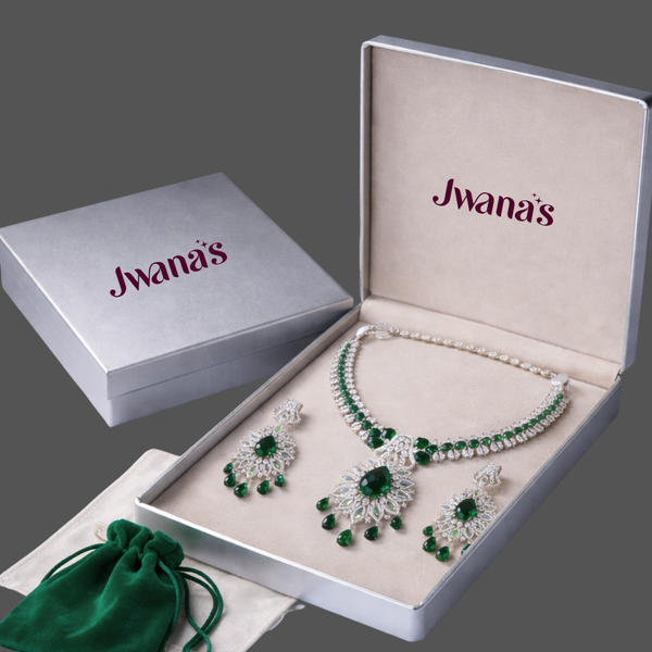 Emerald Majesty Necklace Set