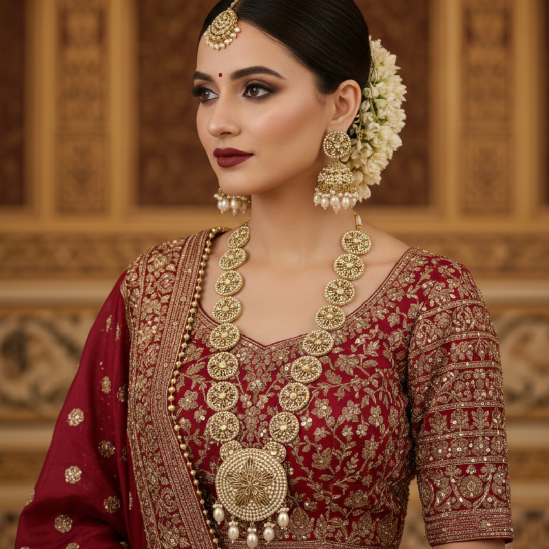 Royal Heritage Pearl & Polki Set