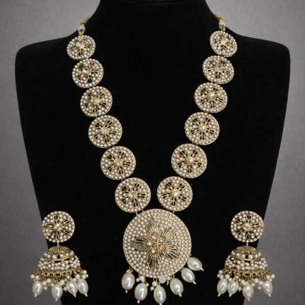 Royal Heritage Pearl & Polki Set