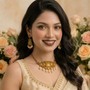 Golden Amber Antique Choker Set
