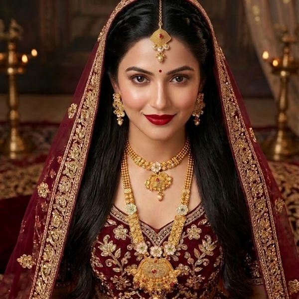 The Rajwada Heritage Temple Jewelry Set