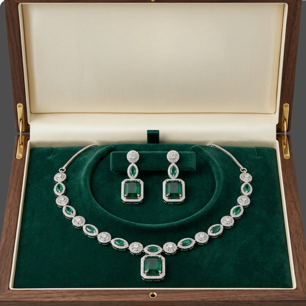 The Emerald Heritage Kundan Set