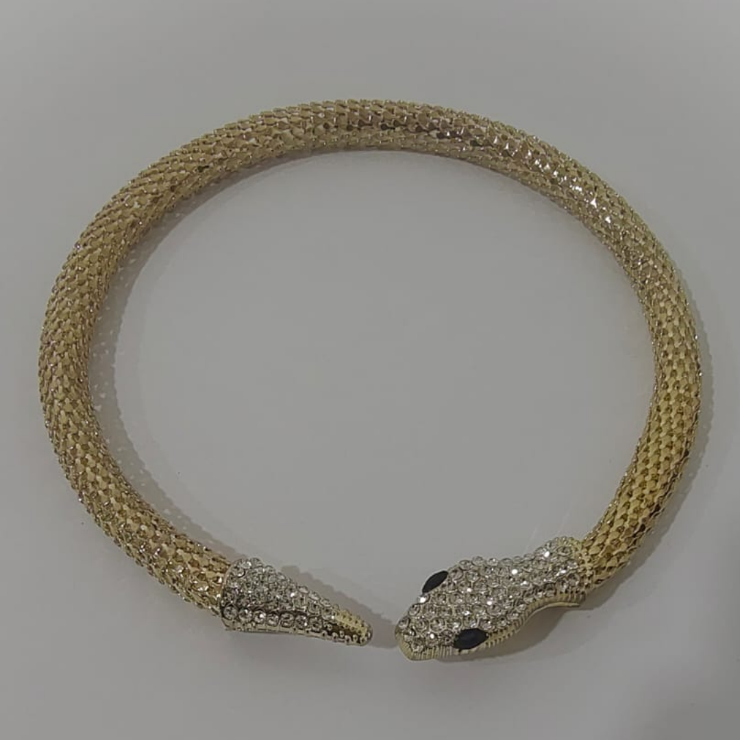Serpentine Elegance Mesh Choker