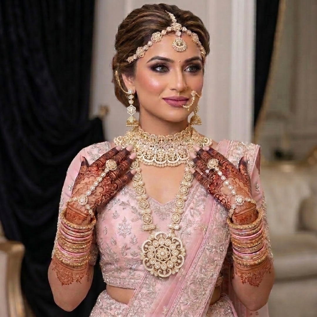 Majestic Kundan & Polki Bridal Set