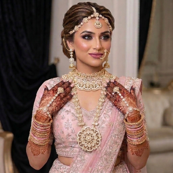 Majestic Kundan & Polki Bridal Set