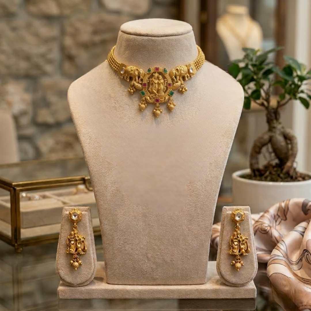Antique Temple Choker Set