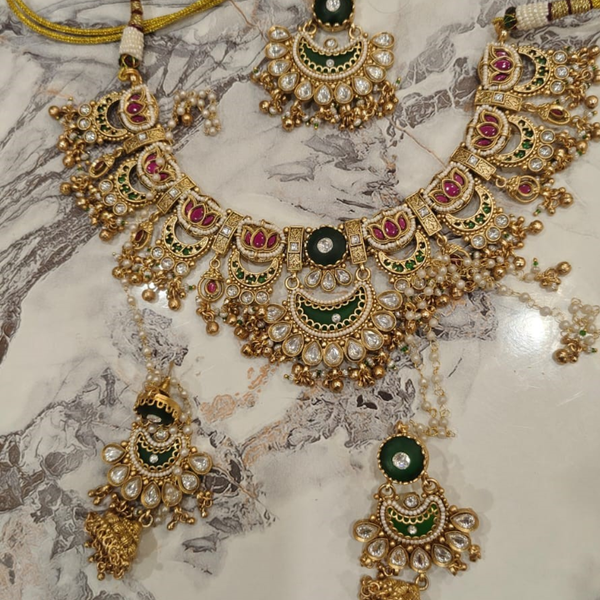 Meera Royal Meenakari & Kundan Bridal Set