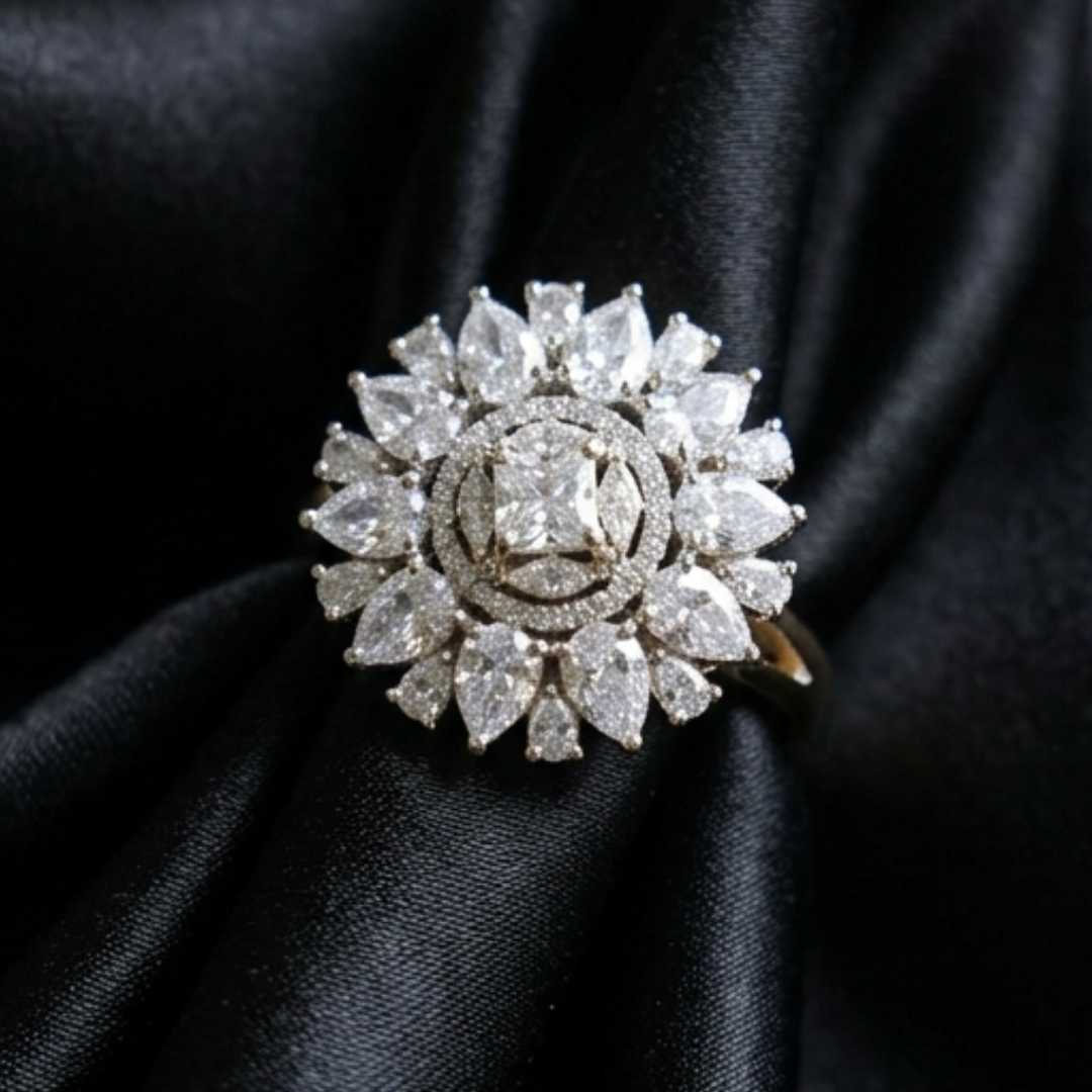 Royal Blossom Diamond Ring