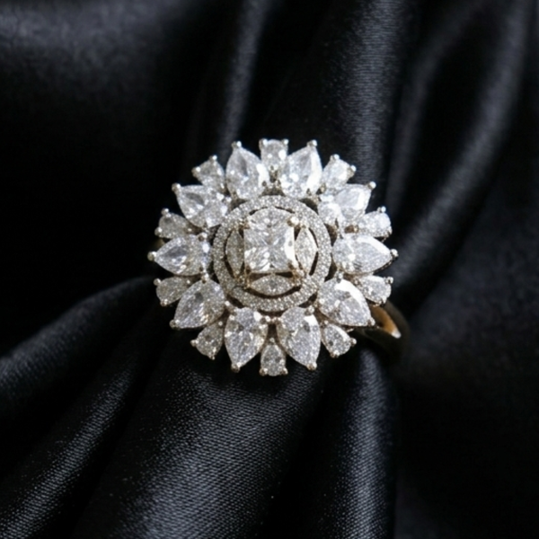 Royal Blossom Diamond Ring