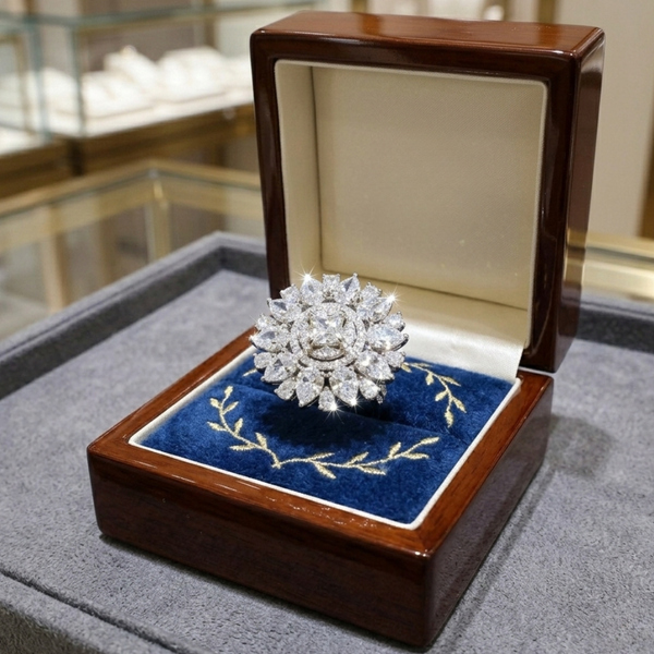 Royal Blossom Diamond Ring