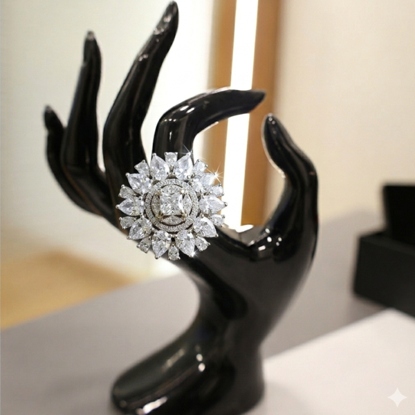 Royal Blossom Diamond Ring
