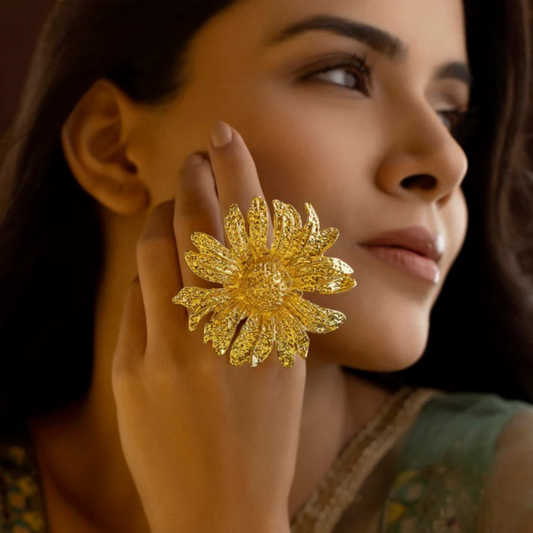 Aurora Soleil Statement Ring -JR105
