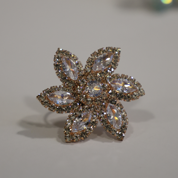 Stellar Blossom Statement Ring