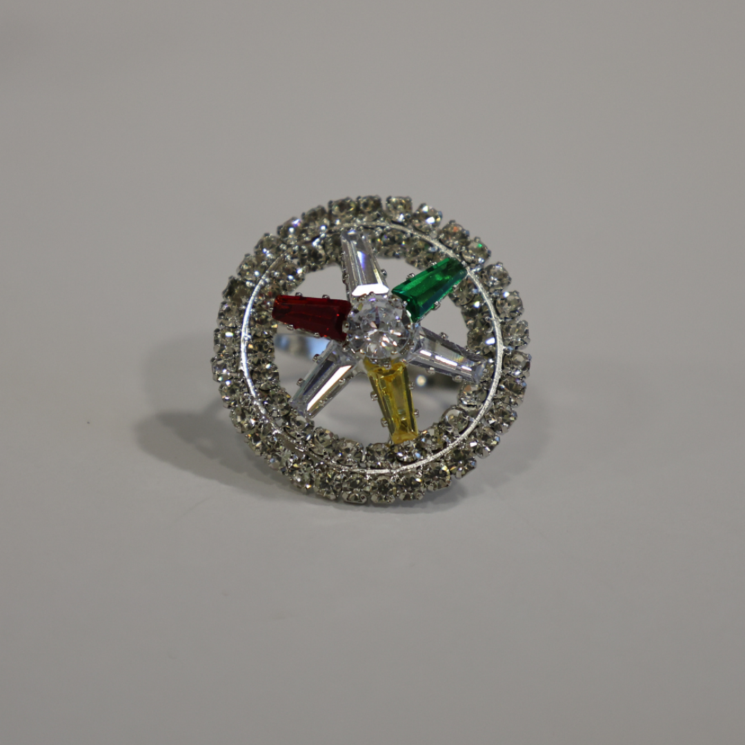 Prism Wheel Statement Ring
