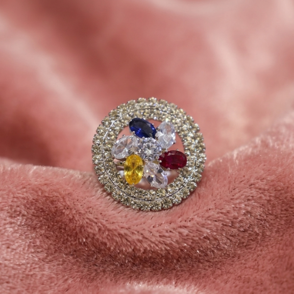 Spectrum Halo Statement Ring