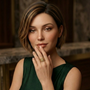 Model wearing Jwanas Solara Filigree Ring